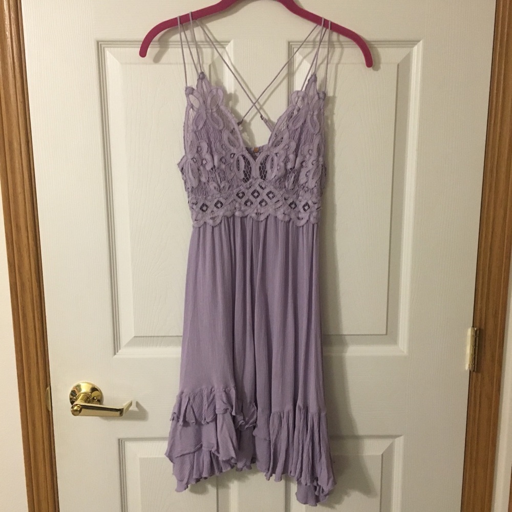 Lilac Free People Adella dress